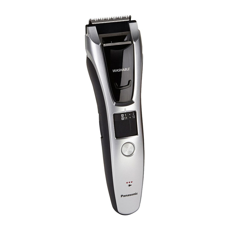 Panasonic ER‑GB80 Instrucciones De Funcionamiento