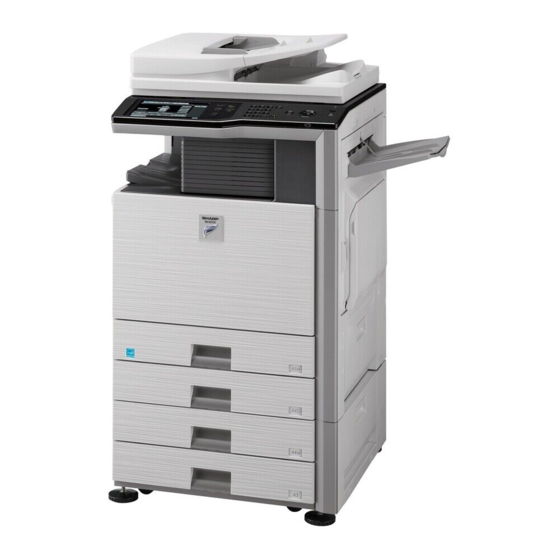 Sharp MX-2600N Guía De Seguridad