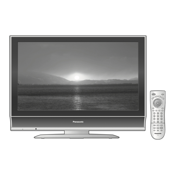 Panasonic TC-26LX70L Manual De Instrucciones