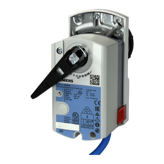 Siemens GLB111.9E/MO Instrucciones De Montaje