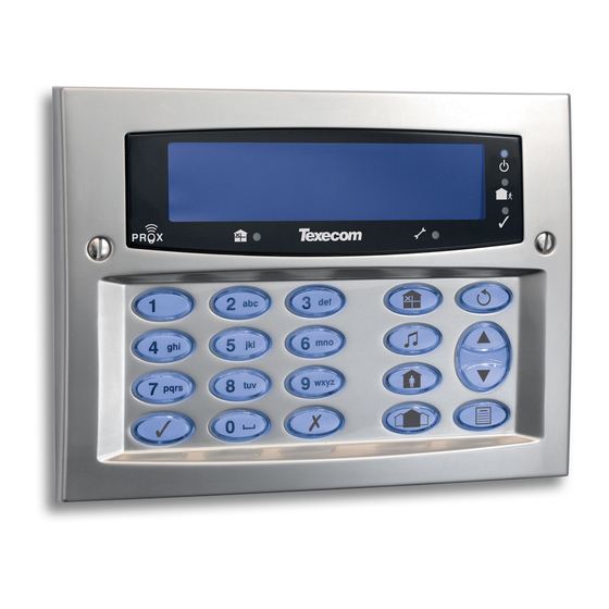 Texecom Premier Serie Manual De Usuario