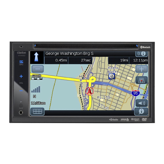 Clarion VX400 Manual De Instrucciones Y De Instalación