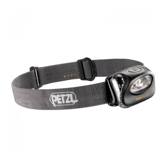 Petzl TIKKA PLUS 2 Manual Del Usuario