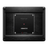 Kenwood KAC-X1D Manual De Instrucciones