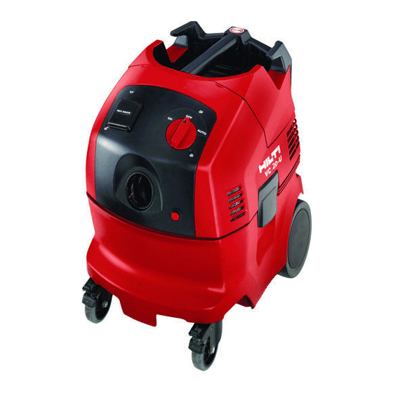 Hilti VC 40 Manual De Instrucciones