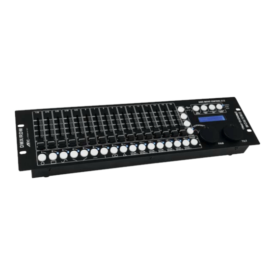 afx light DMX512-PRO Manuales