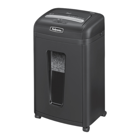 Fellowes POWERSHRED 450Ms Guia De Inicio Rapido