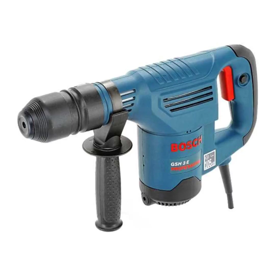 Bosch Professional GSH 3 E Manual Original