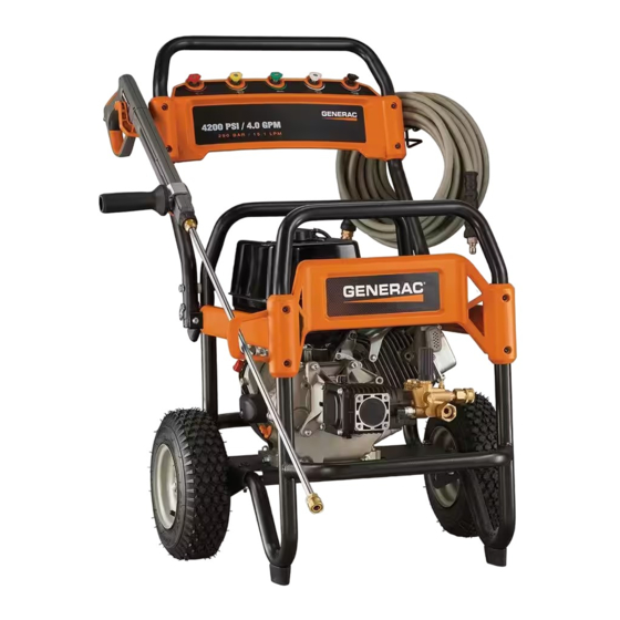 Generac 4240 PRO GAS PW 49ST EPA III Manuales