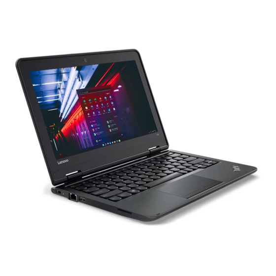Lenovo ThinkPad 11e Chromebook 4th Gen Guia Del Usuario