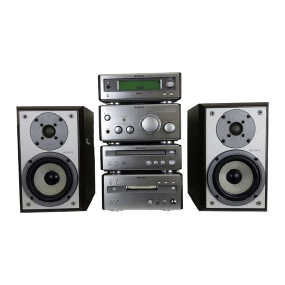 Sony CMT-SP55TC Manual De Instrucciones