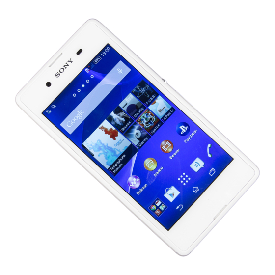 Sony Xperia E3 D2202 Guia Del Usuario