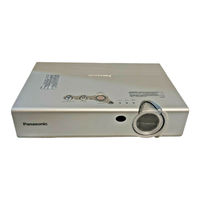 Panasonic PT-LB20NTE Manual Del Usuario