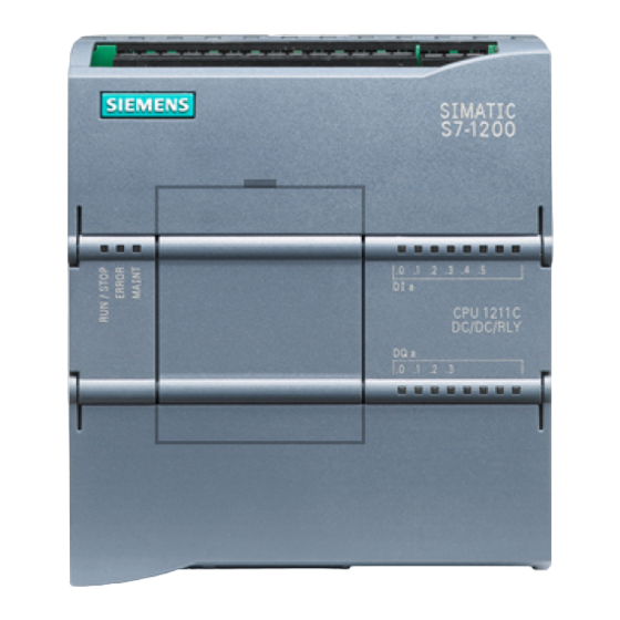 Siemens SIMATIC S7-1200 Manual De Producto