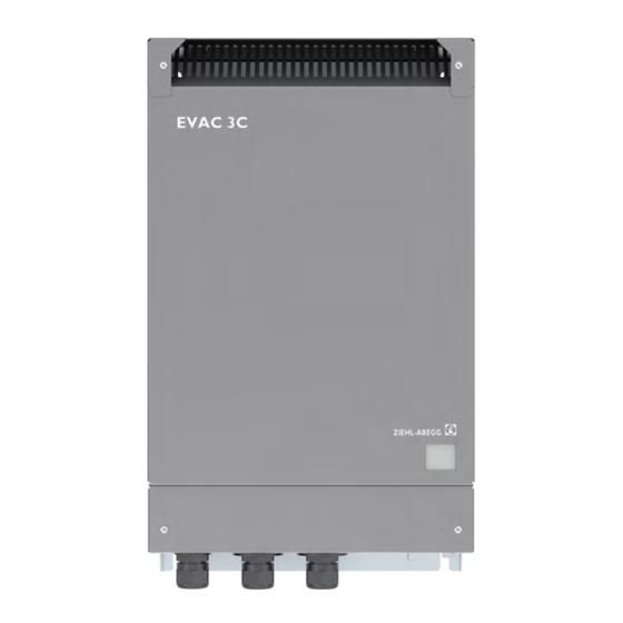 ZIEHL-ABEGG EVAC 3C Instrucciones De Uso Originales