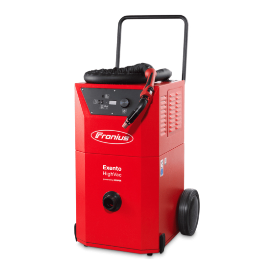 Fronius Exento HighVac Manuales