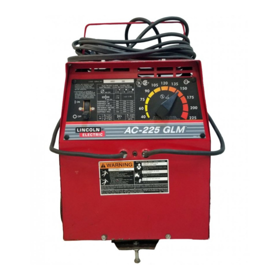Lincoln Electric AC-225-GLM Guía Del Soldador