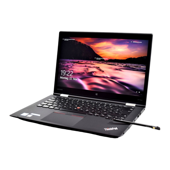 Lenovo ThinkPad X1 Yoga Guia Del Usuario
