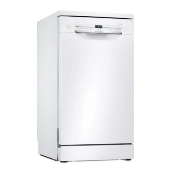 Bosch SPS2HKW57E Manual De Usuario