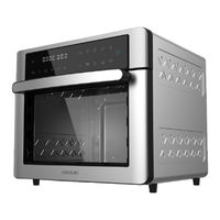 cecotec BAKE&FRY 2500 TOUCH STEEL Manual De Instrucciones