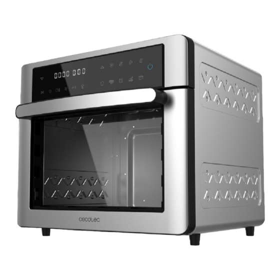 cecotec BAKE&FRY 2500 TOUCH STEEL Manual De Instrucciones