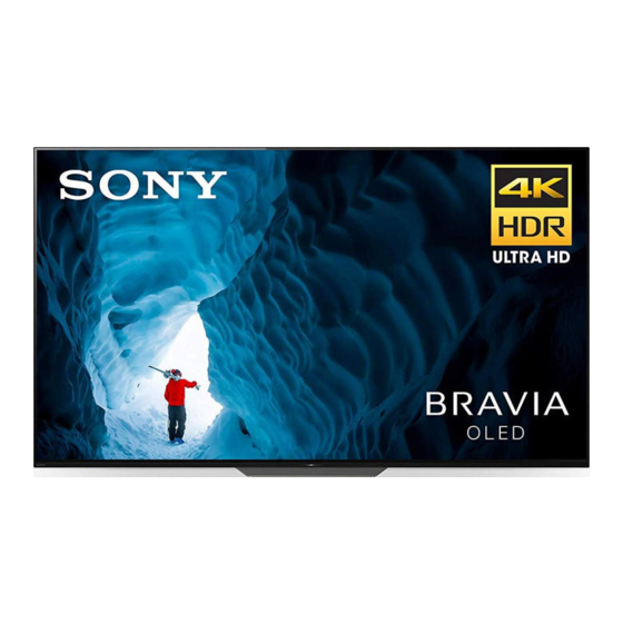 Sony BRAVIA XBR-65A8F Guía De Referencia