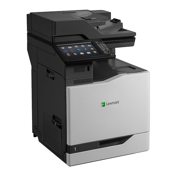 Lexmark CX825 Guia Del Usuario