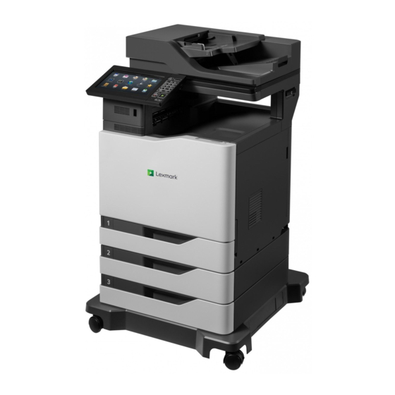 Lexmark CX825 Guia De Inicio Rapido