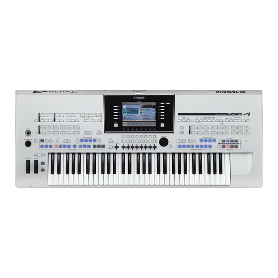 Yamaha Tyros 4 Manuales