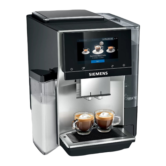 Siemens TQ7 Serie Manual Del Usuario