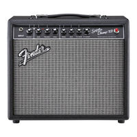 Fender 2331109900 Instrucciones De Funcionamiento