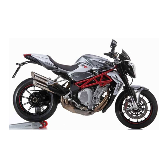 MV Agusta BRUTALE Serie Manual De Mantenimiento