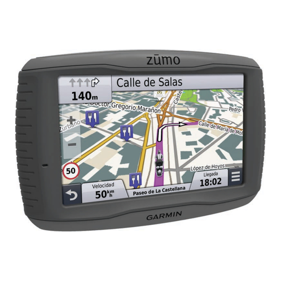 Garmin zumo 590 Manual Del Usuario