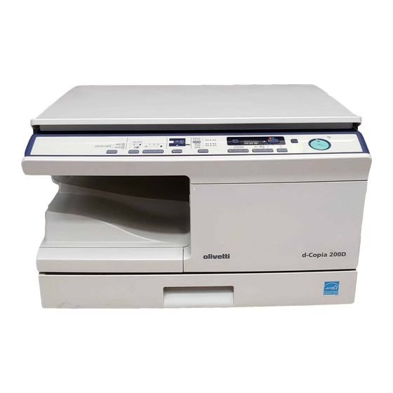 Olivetti d-Copia 200D Manual De Instrucciones
