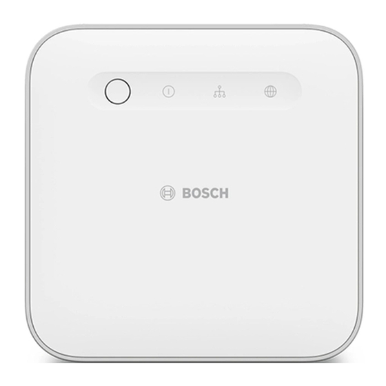 Bosch Smart Home controller II Guía Rápida De Montaje