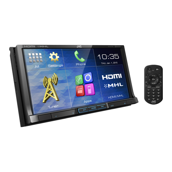 JVC KW-V51BT Manual De Instrucciones