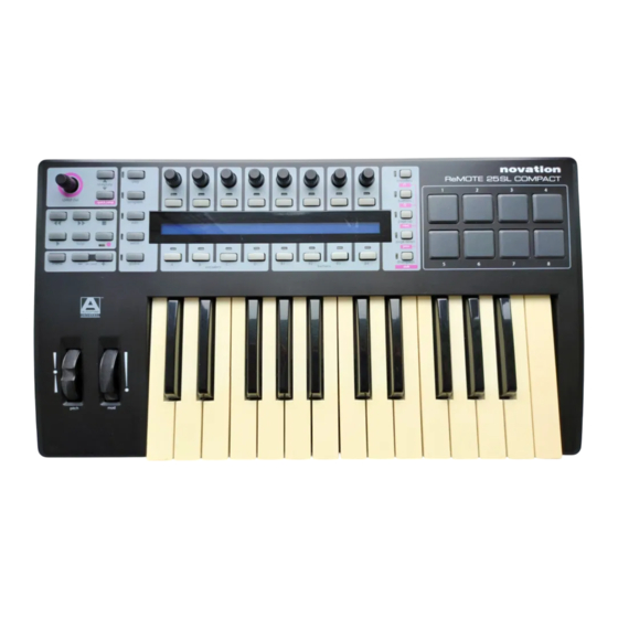 Novation ReMOTE SL COMPACT Manual De Instrucciones