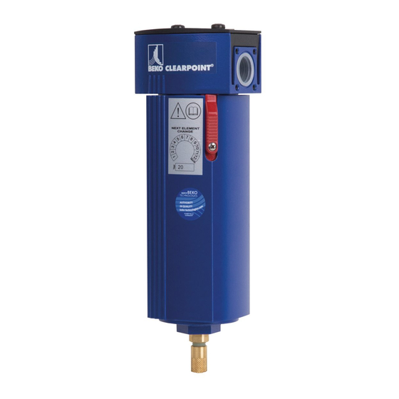 Beko CLEARPOINT 3eco Instrucciones De Instalación Y Servicio