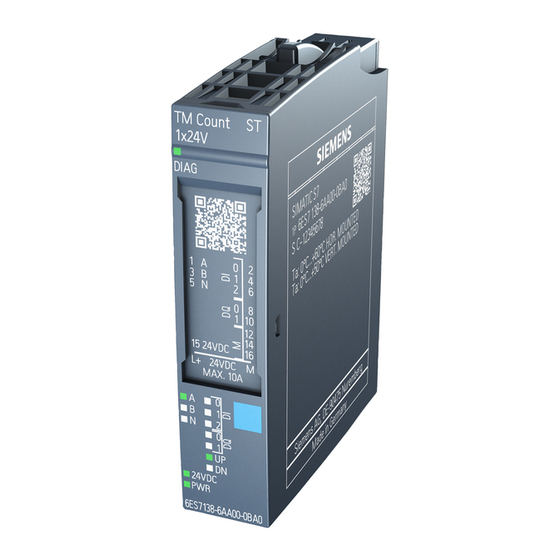 Siemens 6ES7138-6AA01-0BA0 Manual De Producto