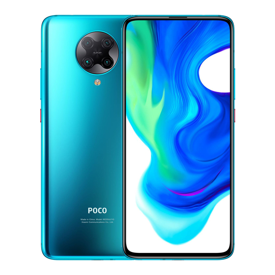 Xiaomi POCO F2 Pro Guía De Usuario