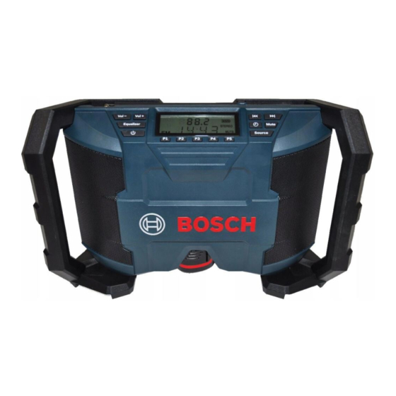 Bosch HEAVY DUTY GPB 12V-10 Professional Manual Original