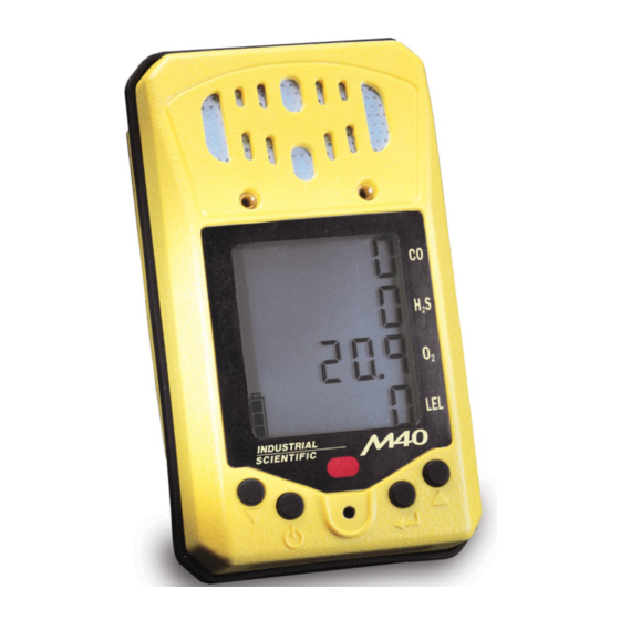 Industrial Scientific M40 Manual De Instrucciones