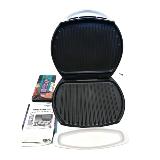 George Foreman GR30BW El Manual Del Propietario