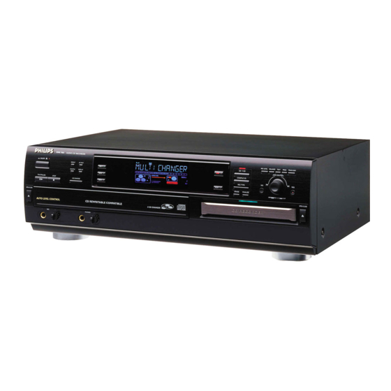 Philips CDR 785 Manual Del Usuario
