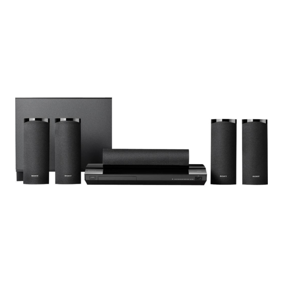 Sony BDV-E980 Manual De Instrucciones