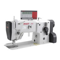 Pfaff Industrial 938 U Manual De Ajuste
