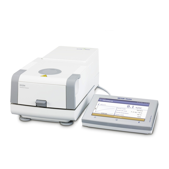 Mettler Toledo Excellence Plus HX204 Manual De Usuario