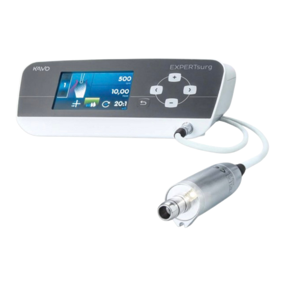 KaVo EXPERTsurg LUX Instrucciones De Uso