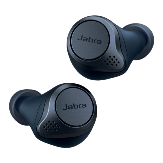 Jabra Elite Active 75t Guia De Inicio Rapido