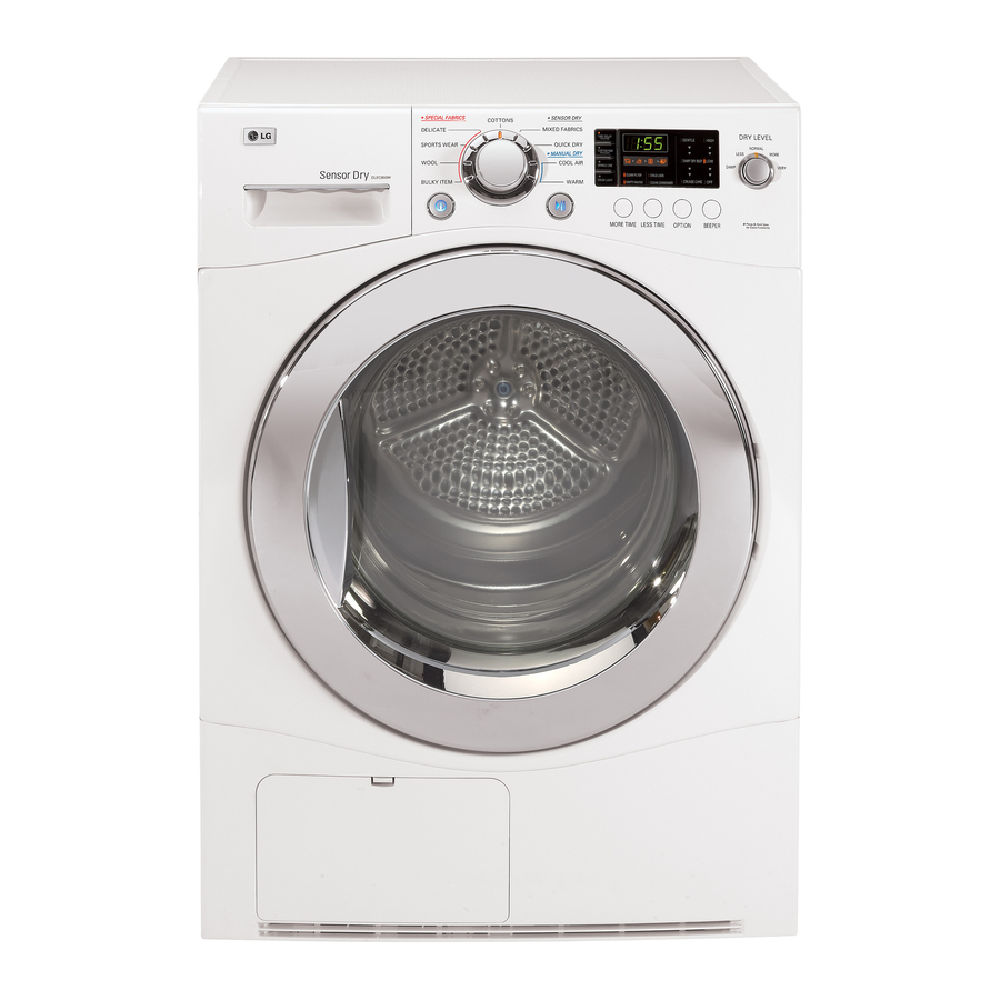 LG DLEC855W Guía Del Usuario E Instrucciones De Instalacion